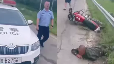 黑龙江交警被曝