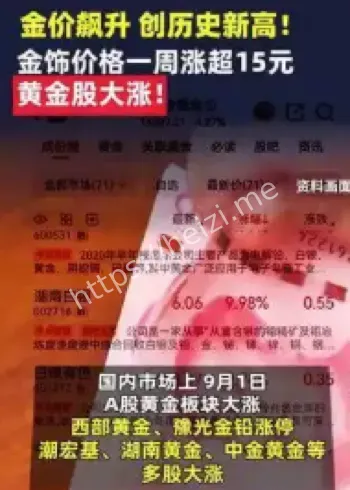 金价创历史新高