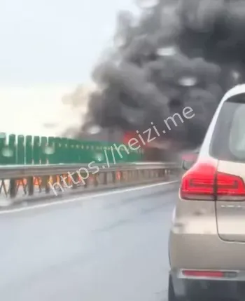 海南高速追尾救援过程