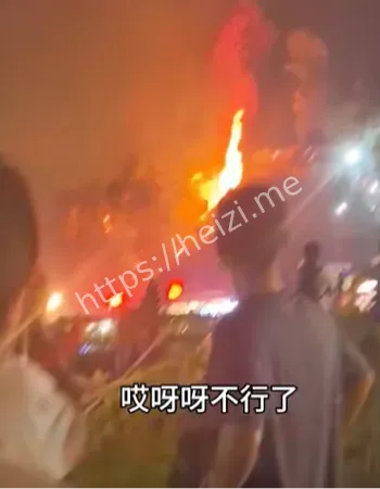 浏阳河景区无人机烟花表演