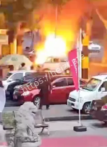 文峰区管道爆裂火势蔓延