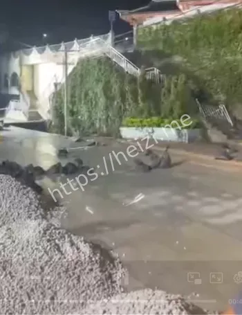 中国安能救援队伍连夜抢险