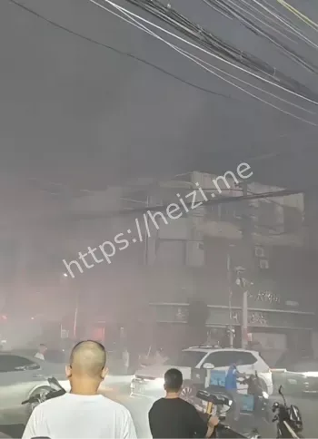 药店火灾救援过程